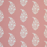 Schumacher Kaia Paisley Pink Wallpaper