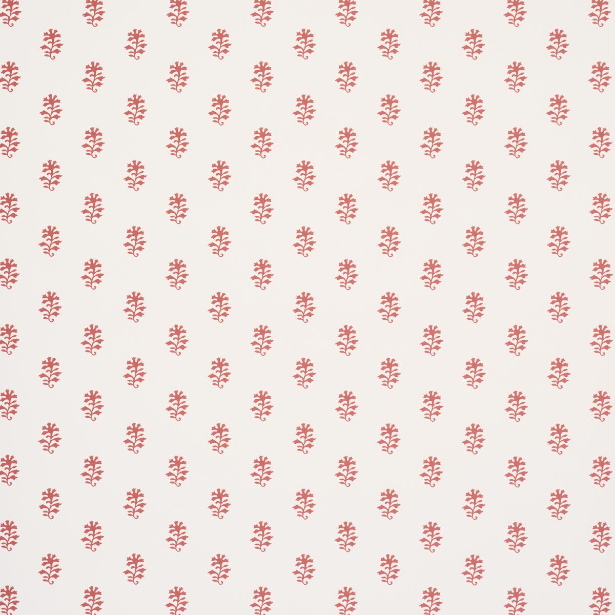 Schumacher Iksha Cranberry Wallpaper