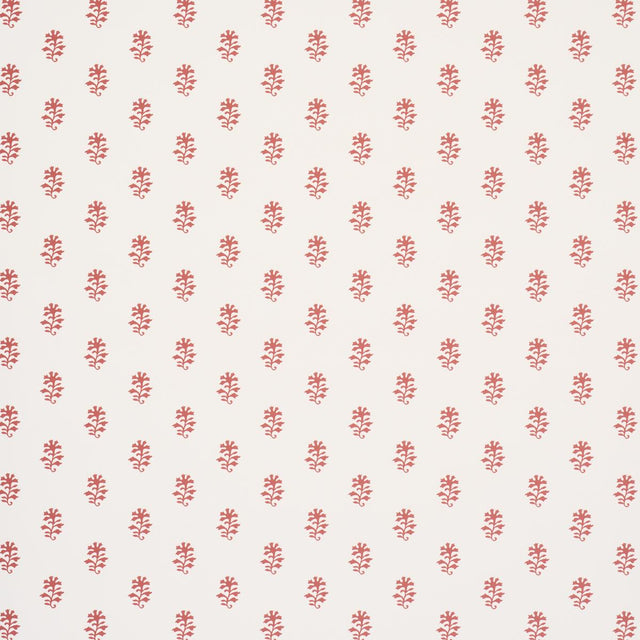 Schumacher Iksha Cranberry Wallpaper