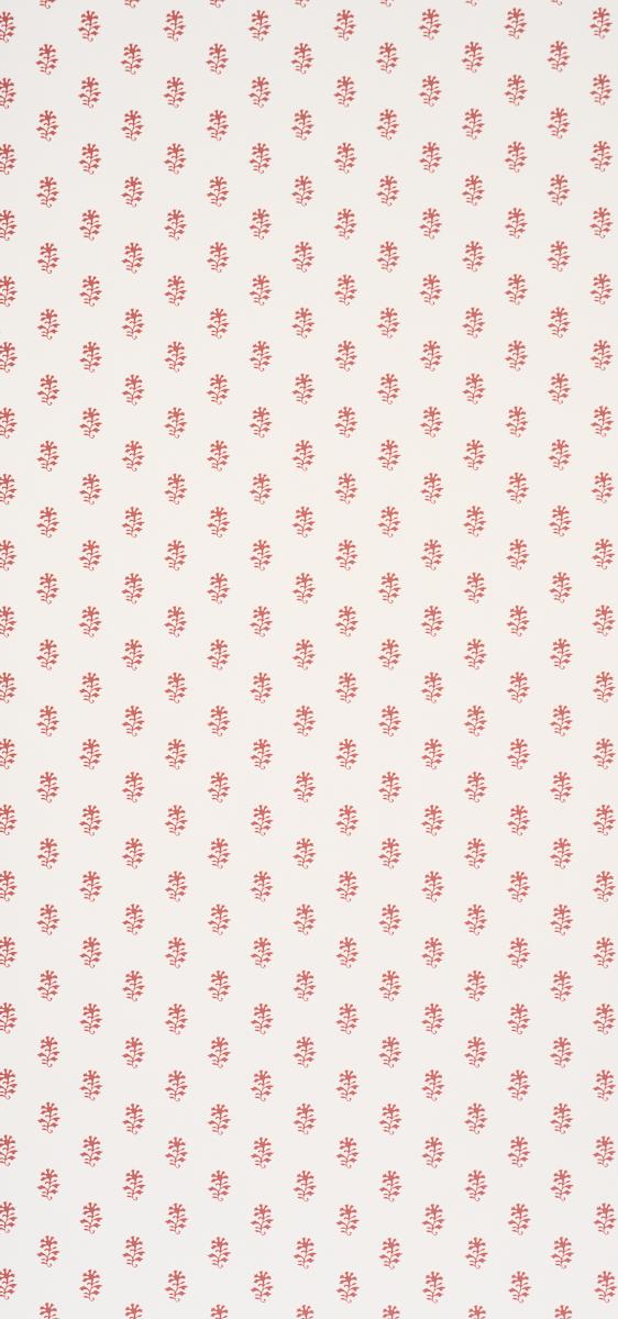 Schumacher Iksha Cranberry Wallpaper