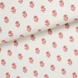 Schumacher Iksha Cranberry Wallpaper