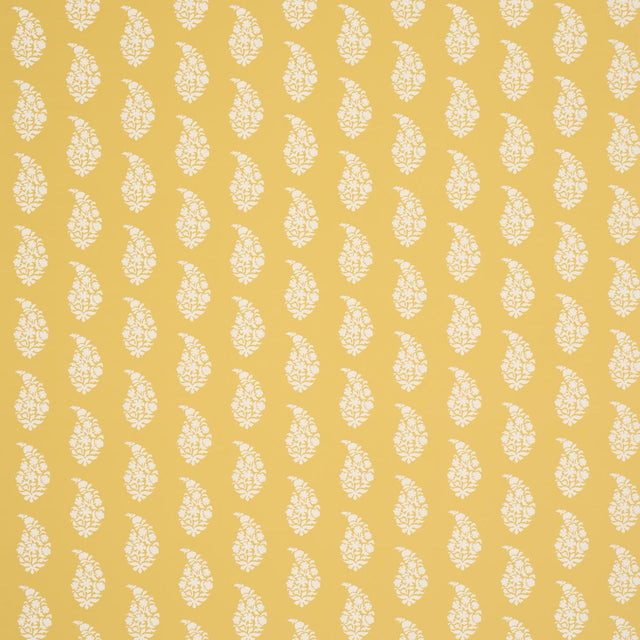 Schumacher Kaia Paisley Yellow Wallpaper