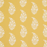 Schumacher Kaia Paisley Yellow Wallpaper