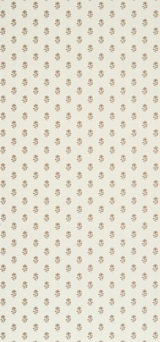 Schumacher Iksha Chestnut Wallpaper