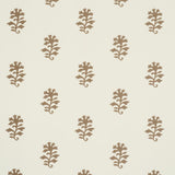 Schumacher Iksha Chestnut Wallpaper