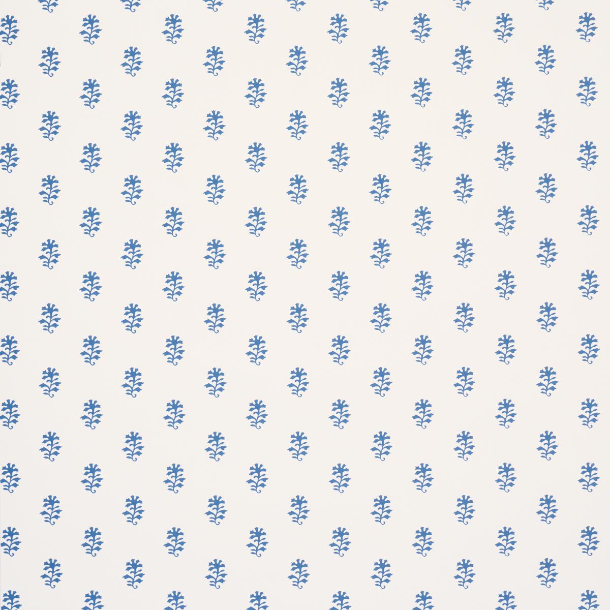 Schumacher Iksha Indigo Wallpaper