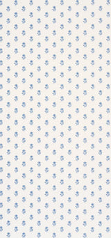 Schumacher Iksha Indigo Wallpaper