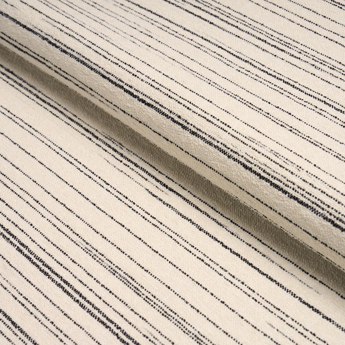 Schumacher Armin Performance Black & White Fabric