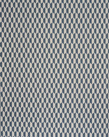 Schumacher Dena Diamond Ikat Performance Indigo Fabric