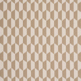 Schumacher Dena Diamond Ikat Performance Natural Fabric
