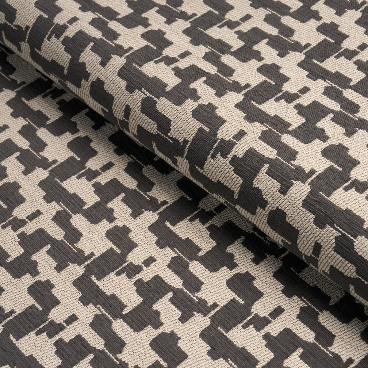 Schumacher Alina Performance Graphite Fabric