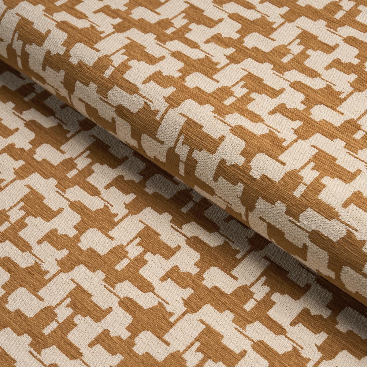Schumacher Alina Performance Ochre Fabric