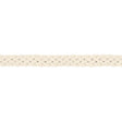 Schumacher Ivory Pondera Leather Braid