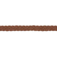 Schumacher Brown Pondera Leather Braid