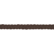 Schumacher Dark Brown Pondera Leather Braid