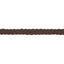 Schumacher Dark Brown Pondera Leather Braid