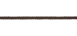 Schumacher Dark Brown Pondera Leather Braid