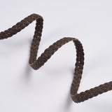 Schumacher Dark Brown Pondera Leather Braid