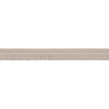 Schumacher Grey Burnham Narrow Leather Piping