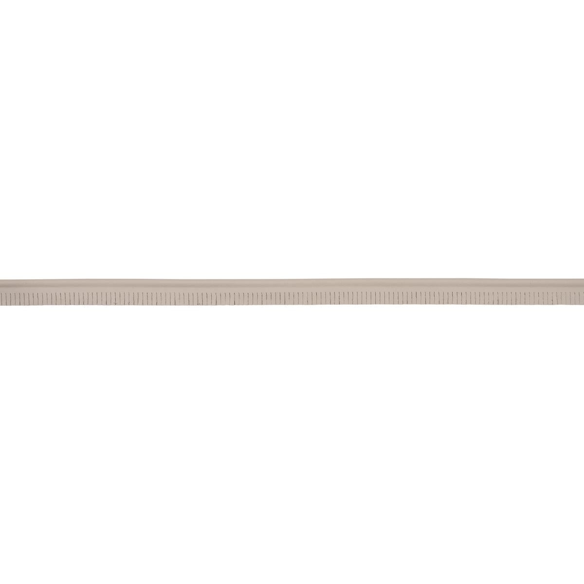 Schumacher Grey Burnham Narrow Leather Piping