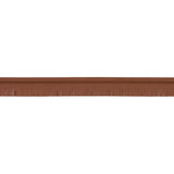 Schumacher Brown Burnham Narrow Leather Piping