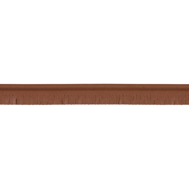 Schumacher Brown Burnham Narrow Leather Piping