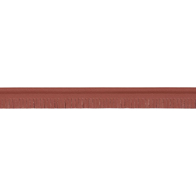 Schumacher Rust Burnham Narrow Leather Piping