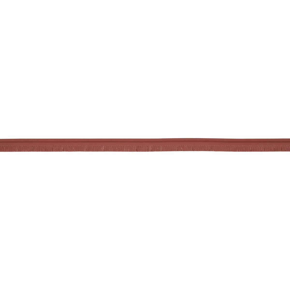 Schumacher Rust Burnham Narrow Leather Piping