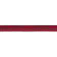 Schumacher Red Burnham Narrow Leather Piping