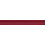 Schumacher Red Burnham Narrow Leather Piping