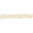 Schumacher Ivory Burnham Medium Leather Piping