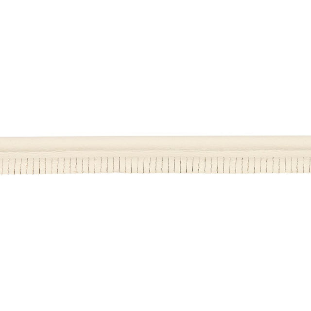Schumacher Ivory Burnham Medium Leather Piping