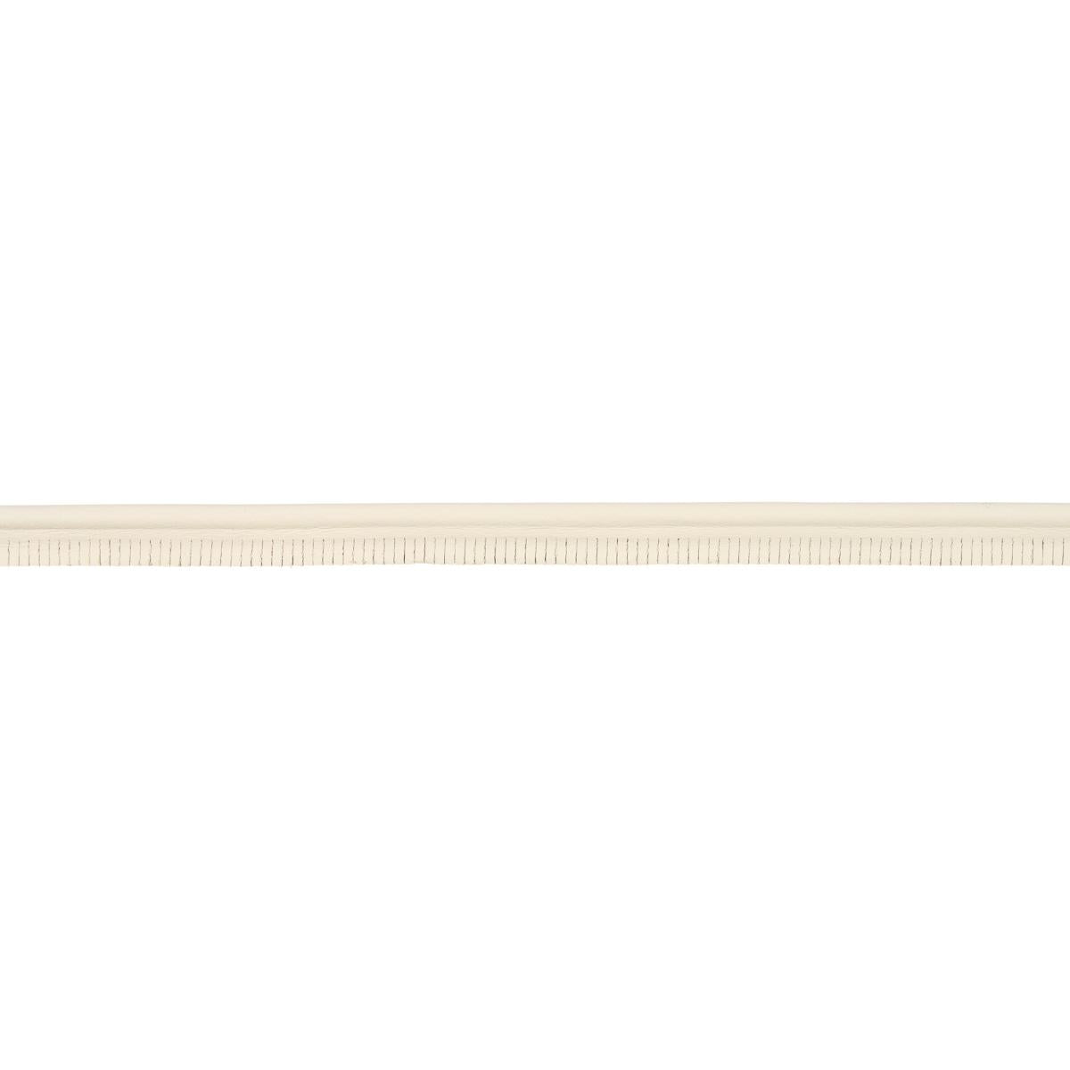 Schumacher Ivory Burnham Medium Leather Piping