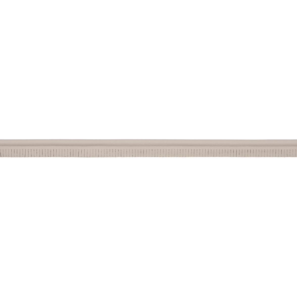 Schumacher Grey Burnham Medium Leather Piping
