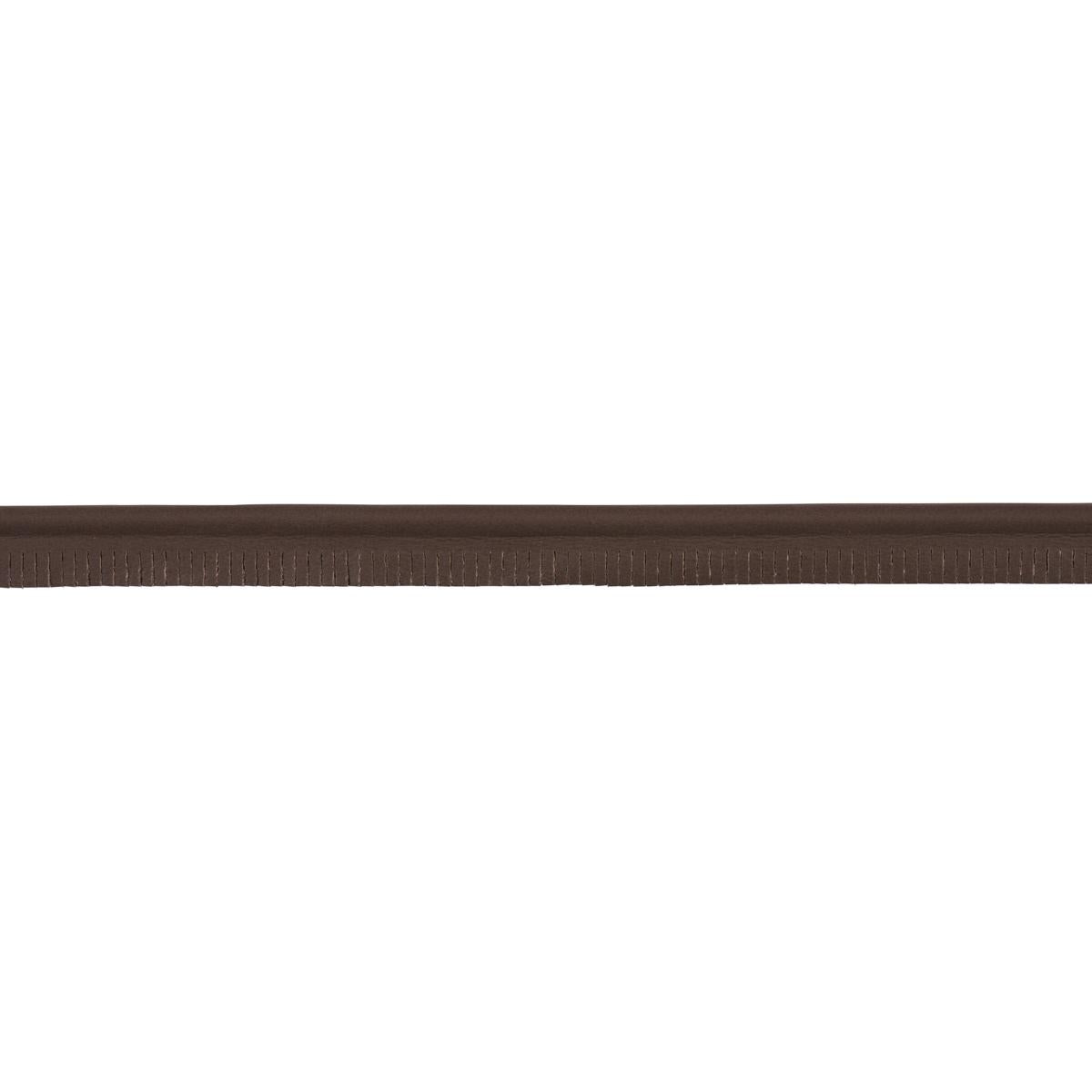 Schumacher Dark Brown Burnham Medium Leather Piping