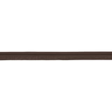 Schumacher Dark Brown Burnham Medium Leather Piping