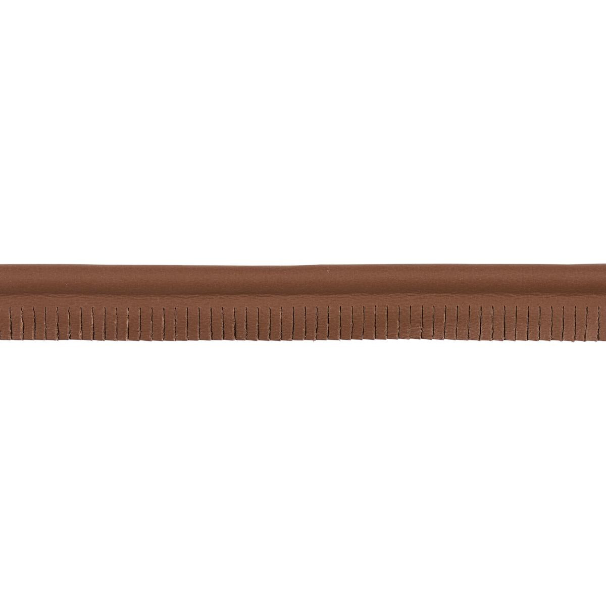 Schumacher Brown Burnham Medium Leather Piping