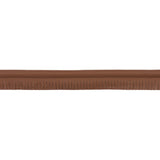 Schumacher Brown Burnham Medium Leather Piping