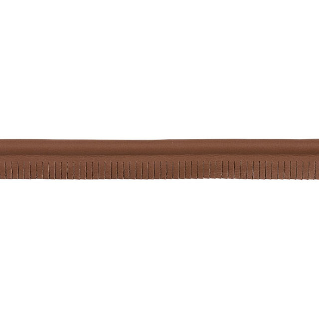 Schumacher Brown Burnham Medium Leather Piping