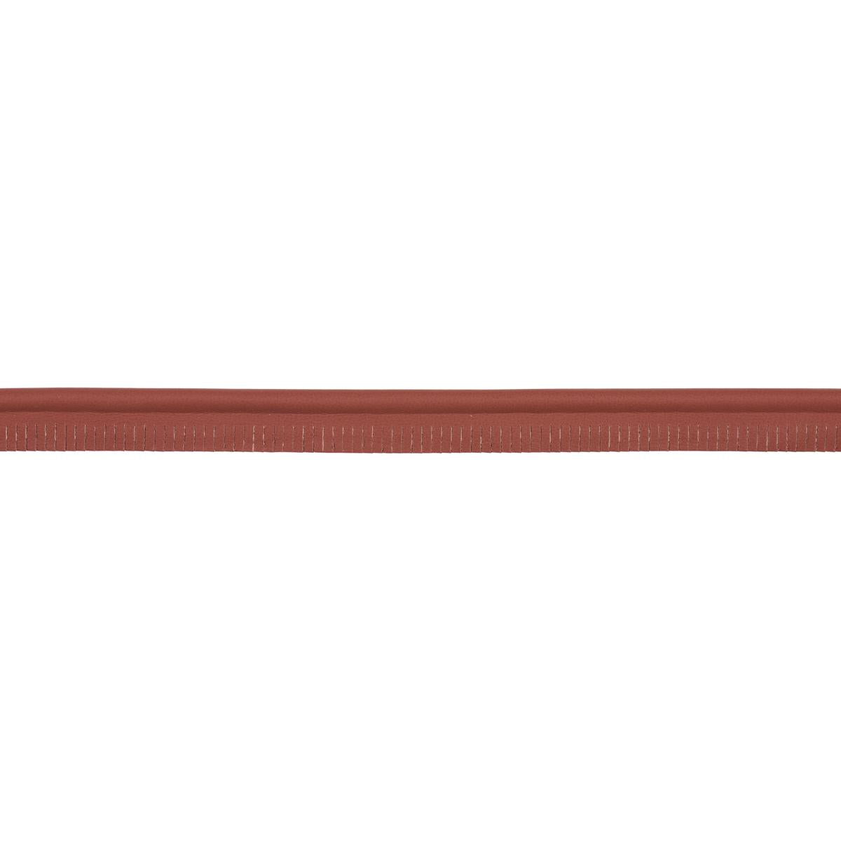 Schumacher Rust Burnham Medium Leather Piping