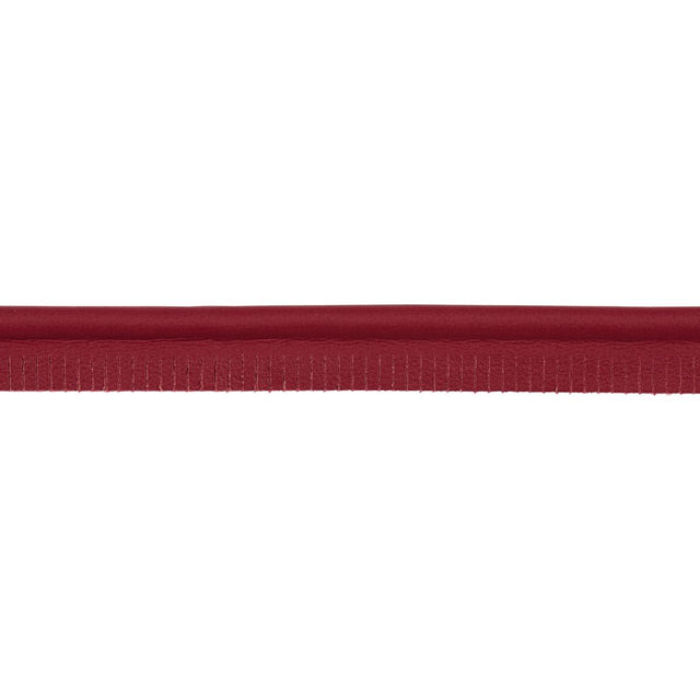 Schumacher Red Burnham Medium Leather Piping