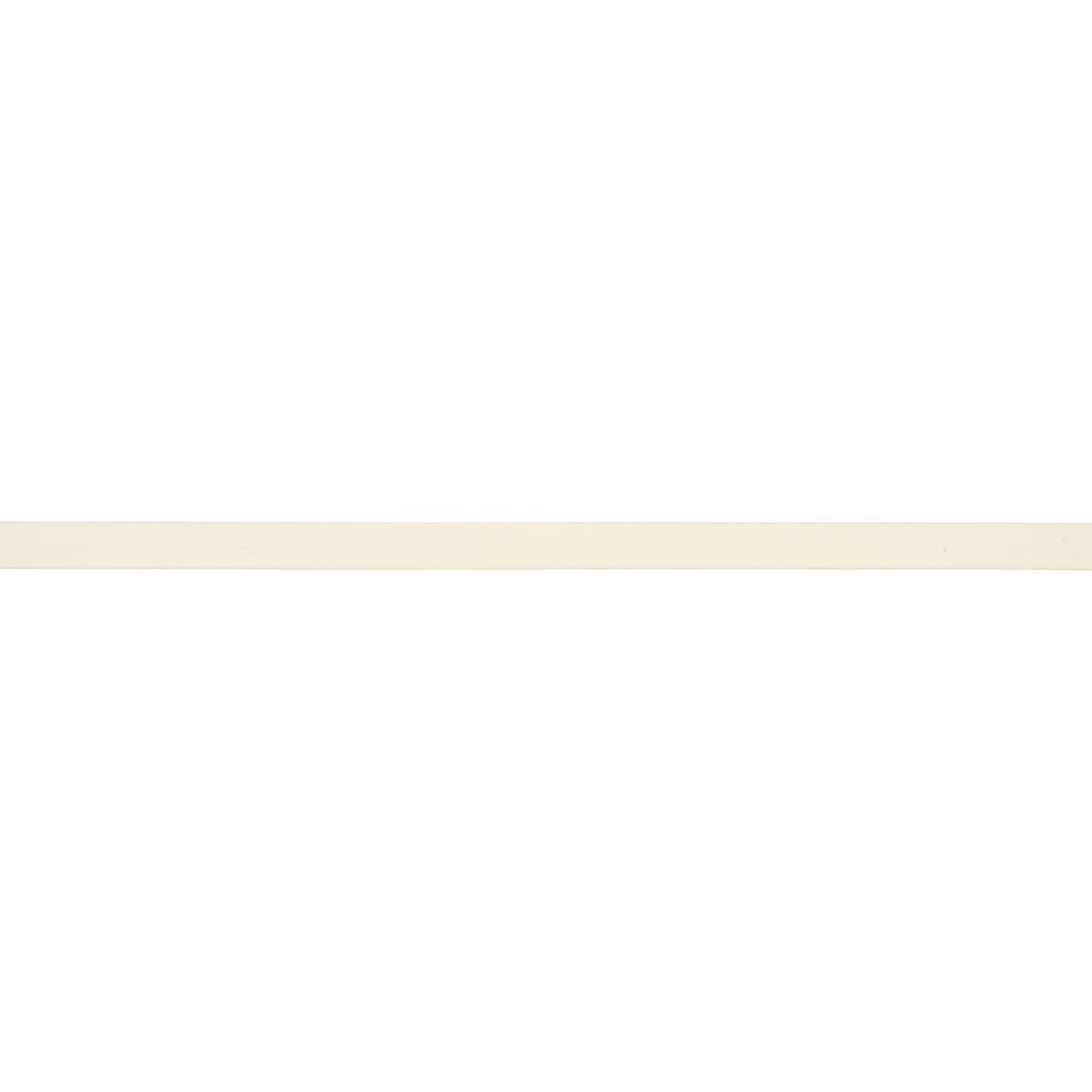 Schumacher Ivory Frazer Narrow Leather Trim