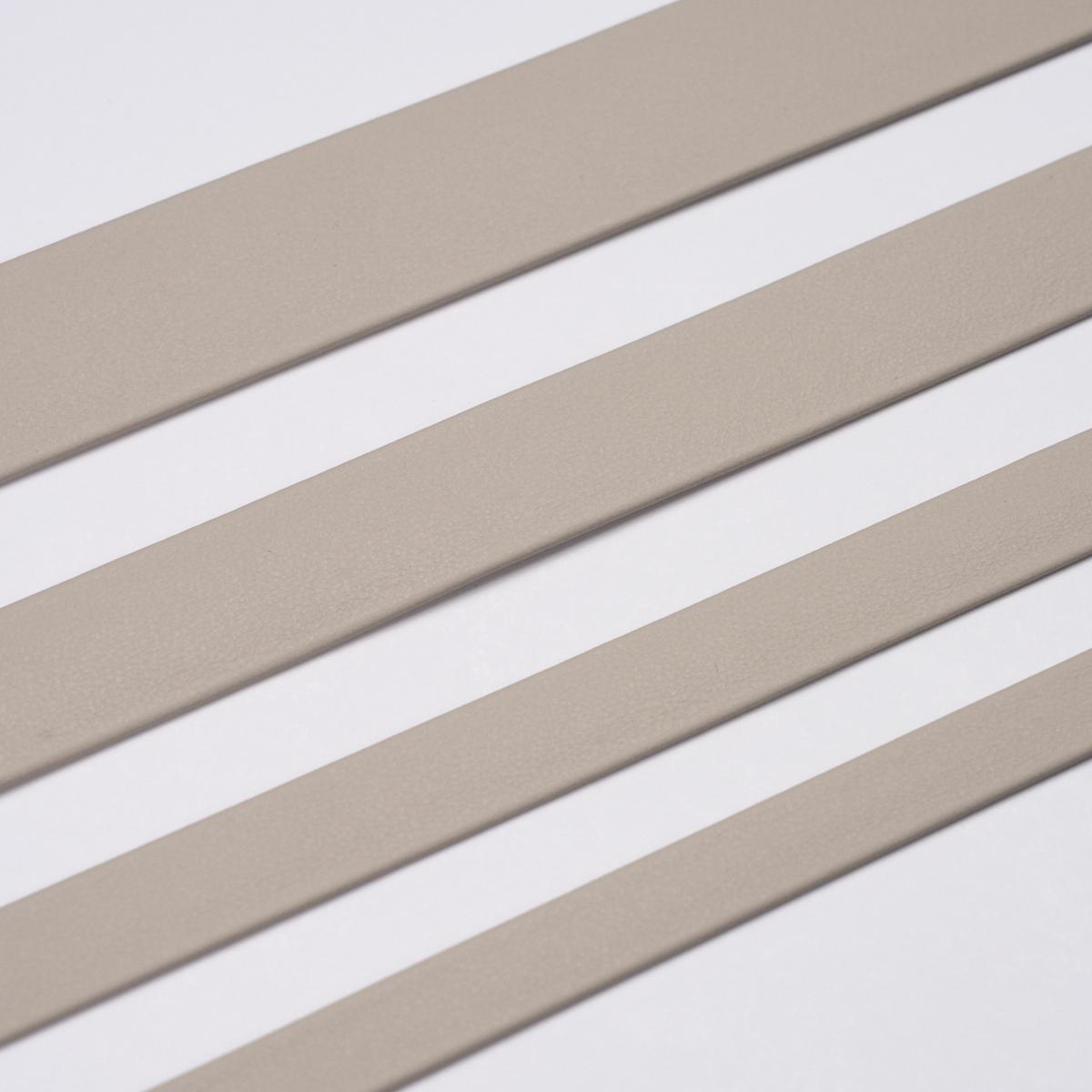 Schumacher Grey Frazer Narrow Leather Trim