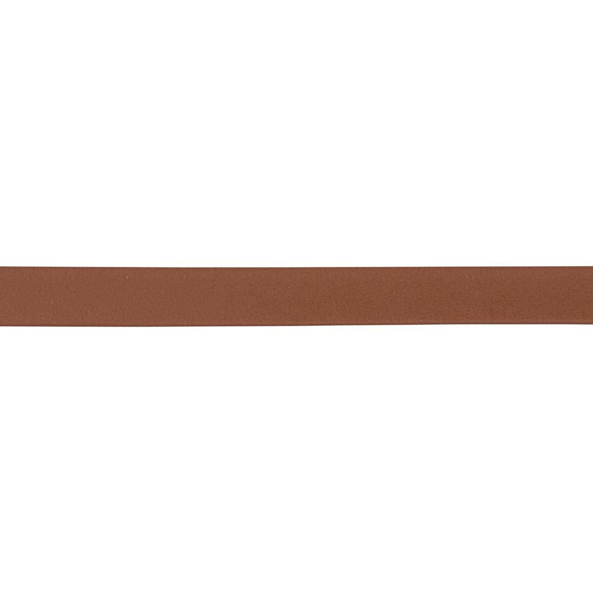 Schumacher Brown Frazer Narrow Leather Trim
