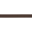 Schumacher Dark Brown Frazer Narrow Leather Trim