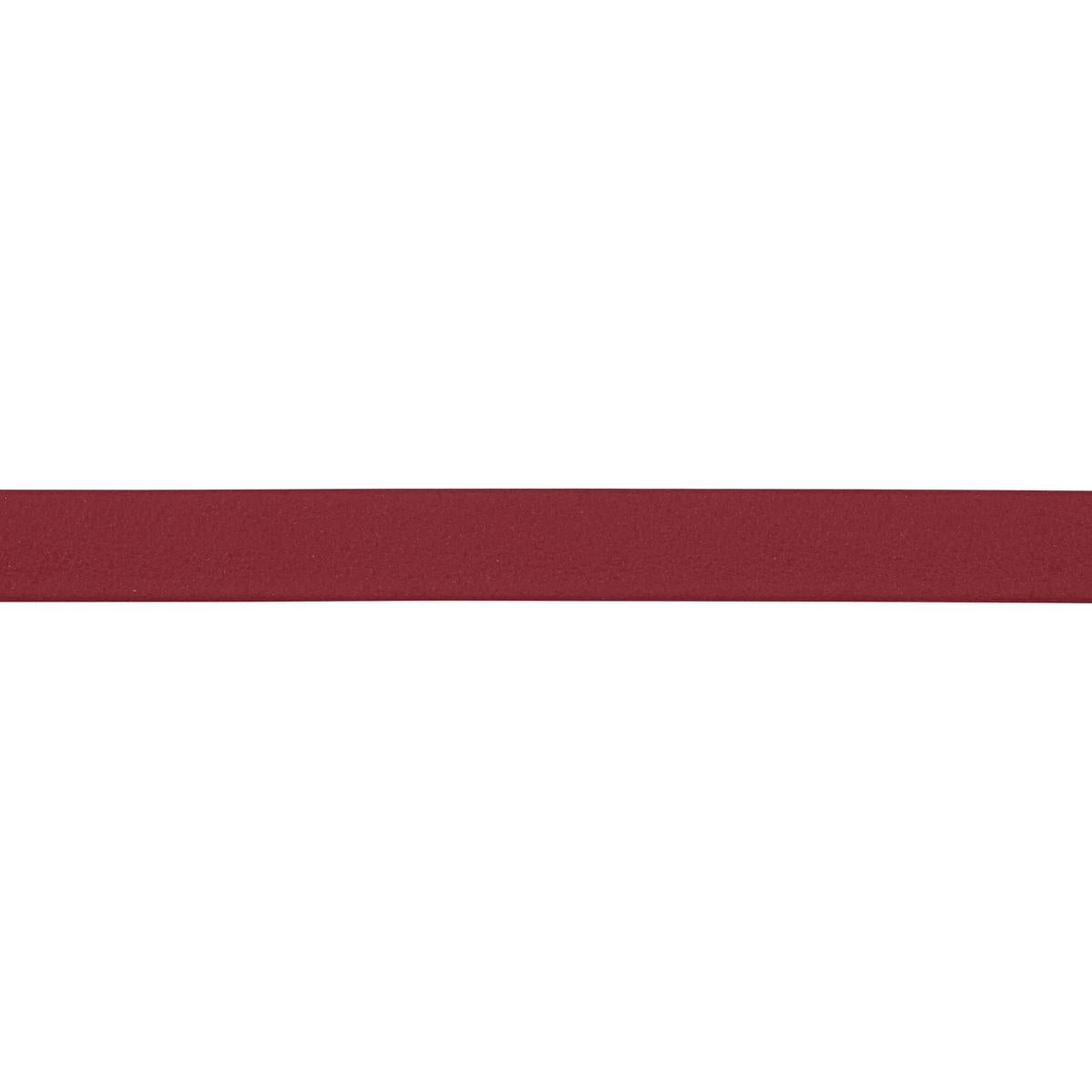 Schumacher Red Frazer Narrow Leather Trim
