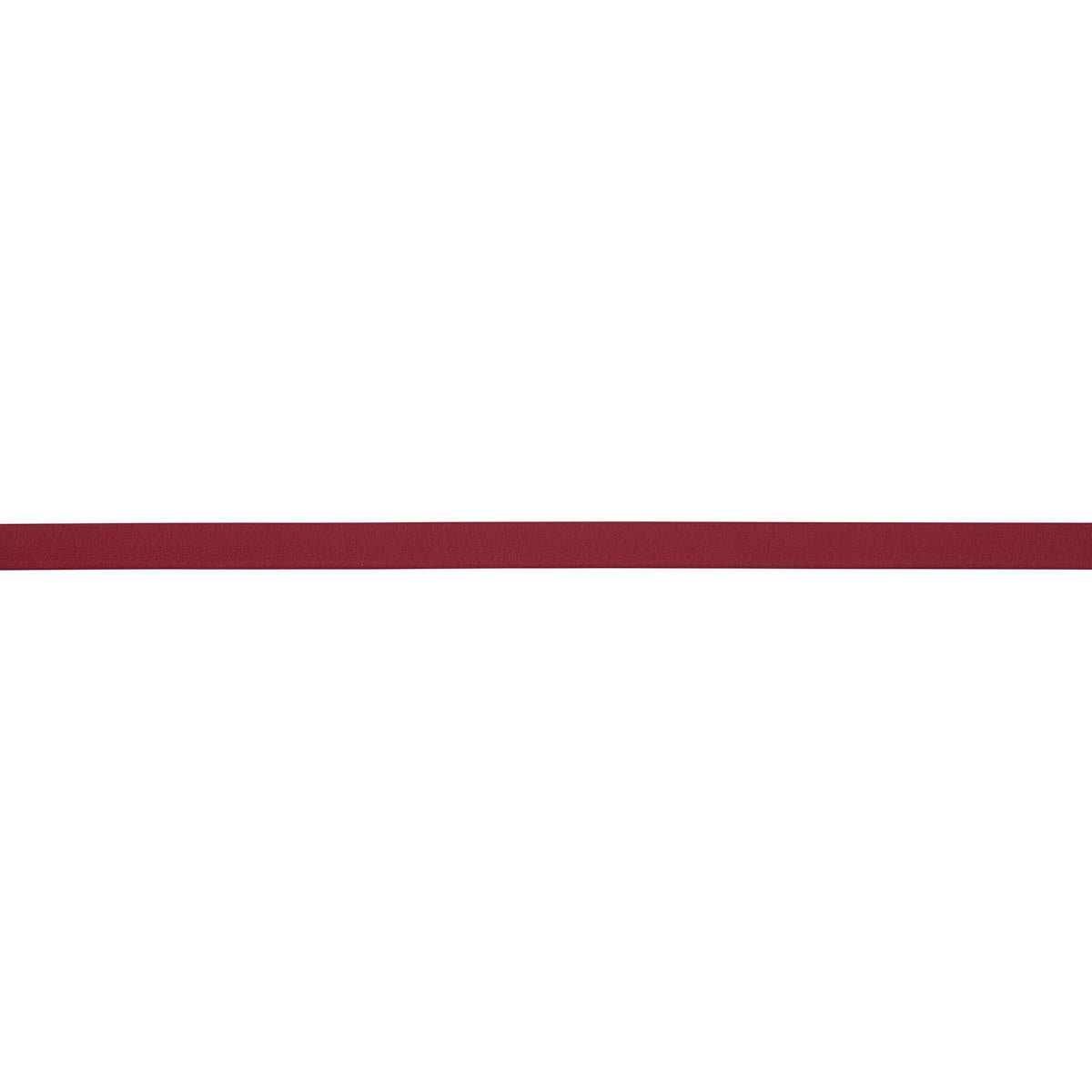 Schumacher Red Frazer Narrow Leather Trim