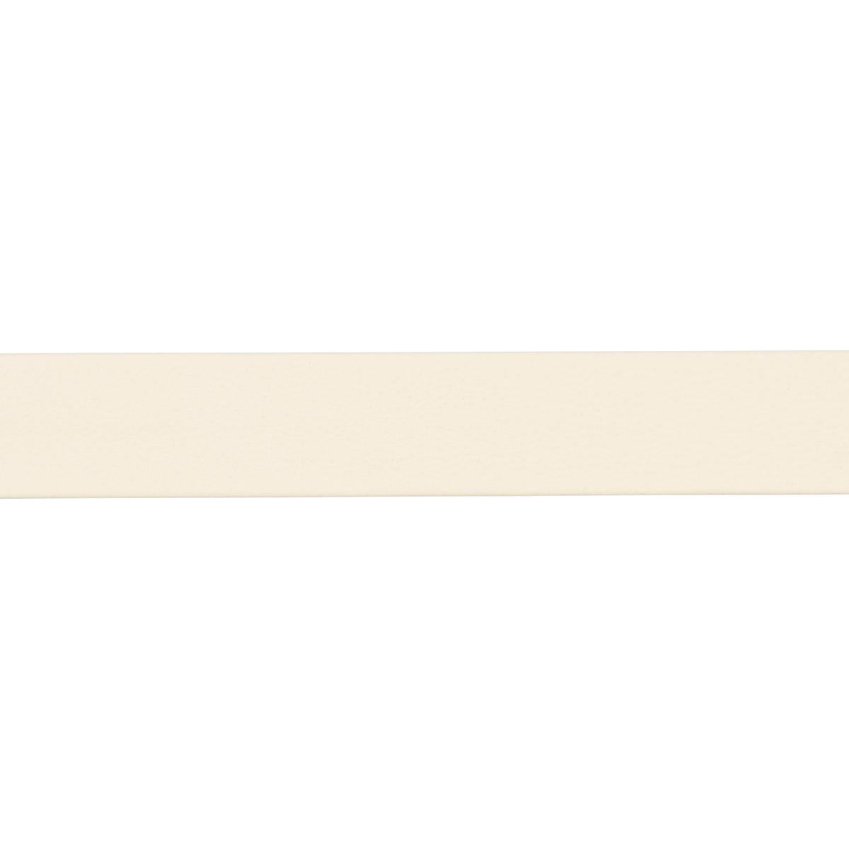 Schumacher Ivory Frazer Medium Leather Trim