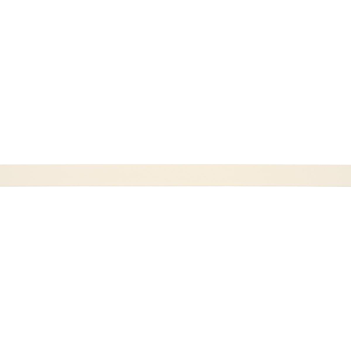 Schumacher Ivory Frazer Medium Leather Trim