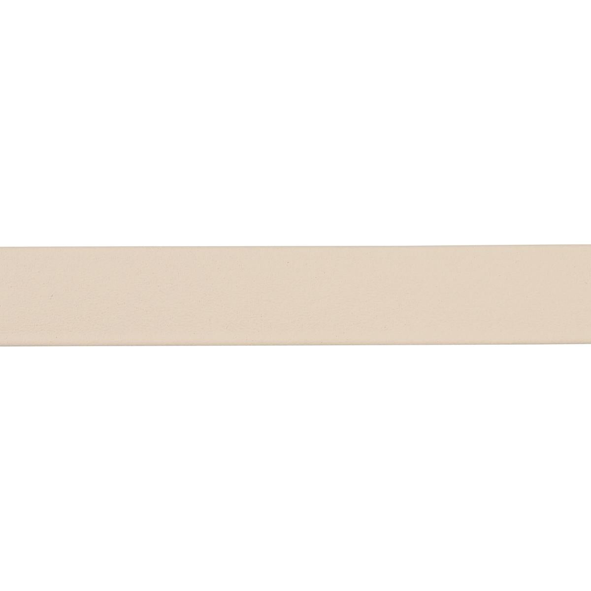 Schumacher Beige Frazer Medium Leather Trim